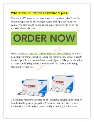 Buy Tramadol Online Without Prescription