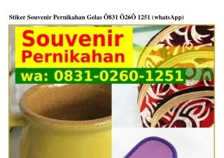 stiker souvenir pernikahan gelas 831 26 1251