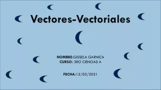 vectores vectoriales nombre gissela garnica curso