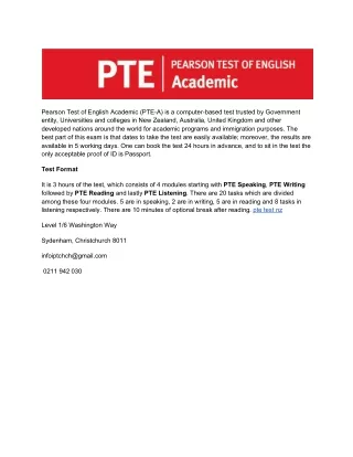 pte test nz