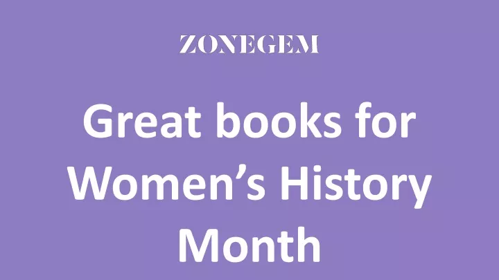great books for women s history month