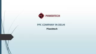 PPC Company in Delhi- Piiwebtech