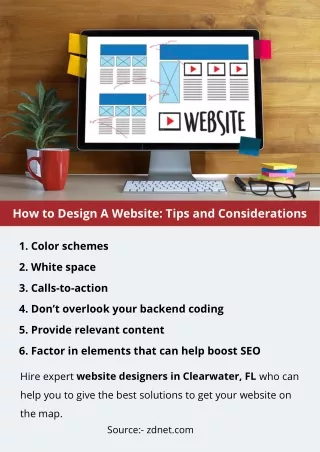 how to design a website tips and considerations