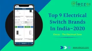 Top 9 Electrical Switch Brands In India-2020