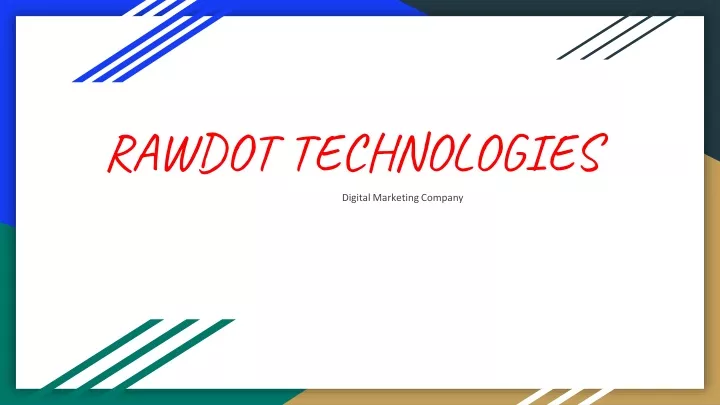 rawdot technologies