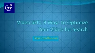 video seo 9 ways to optimize your video for search
