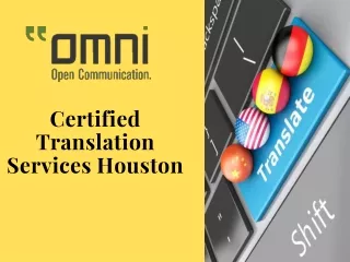 certified translation services houston