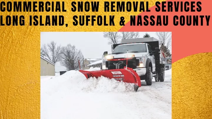 commercial snow removal services long island