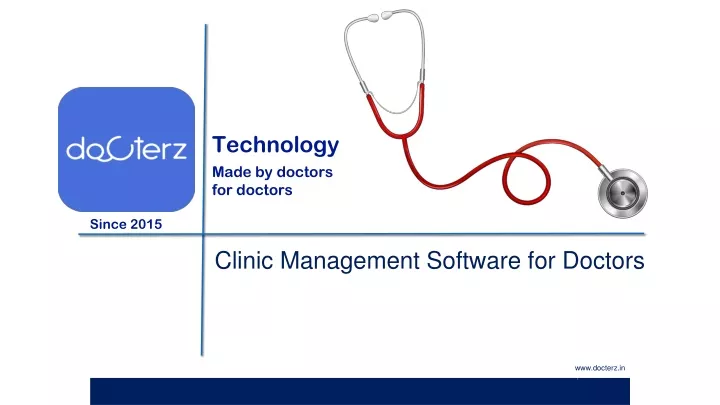 technology made by doctors for doctors