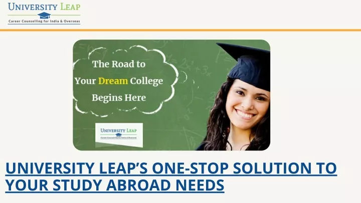 university leap s one stop solution to your study
