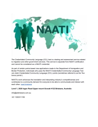 naati brisbane