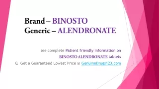 brand binosto generic alendronate