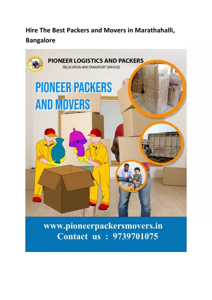 hire the best packers and movers in marathahalli