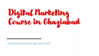 digital marketing course in ghaziabad