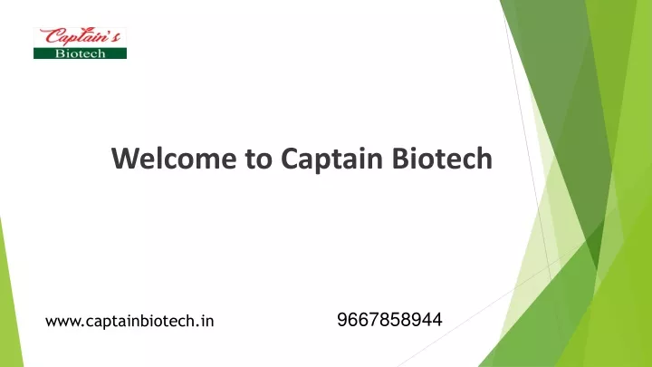 welcome to captain biotech