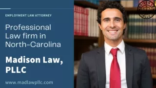 Professional law Firm in NC