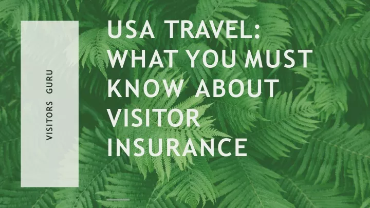 usa travel what you must know about visitor