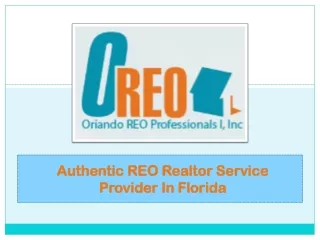 Genuine REO Realtor services