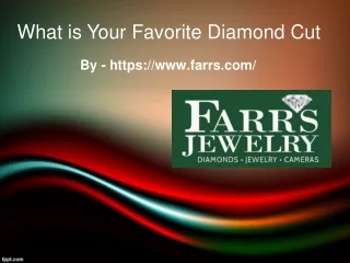 What is Your Favorite Diamond Cut