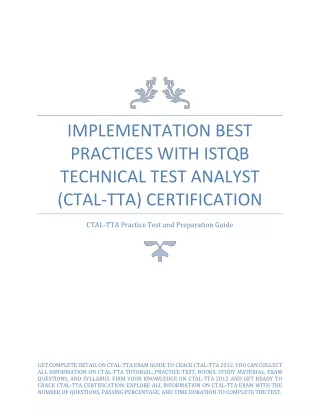 implementation best practices with istqb