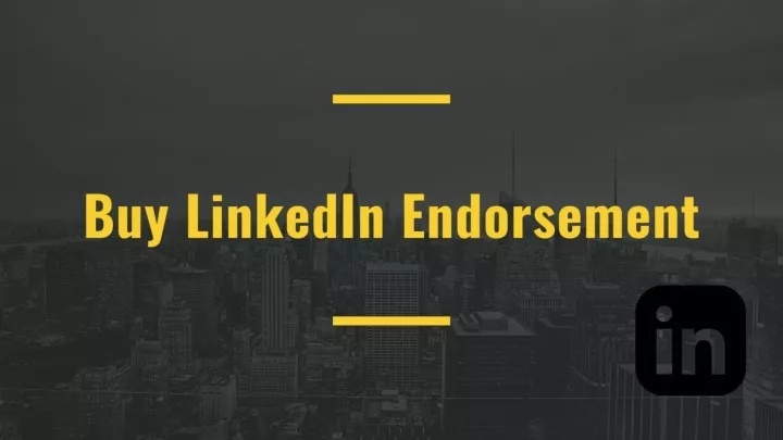 buy linkedin endorsement