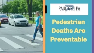 pedestrian pedestrian deaths are deaths