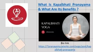 what is kapalbhati pranayama what are its benefits