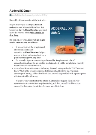 adderall 30mg
