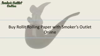 Buy Rollit Rolling Paper with Smoker’s Outlet Online