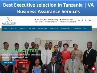 best executive selection in tanzania va business assurance services