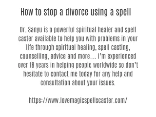 Love Magic Spell Caster