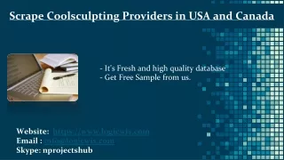 scrape coolsculpting providers in usa and canada