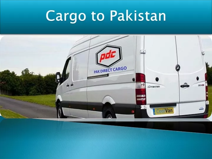 cargo to pakistan