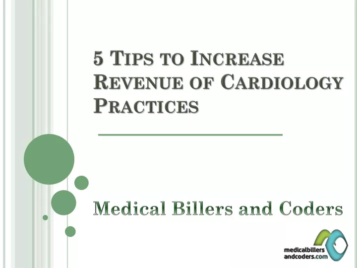5 tips to increase revenue of cardiology practices