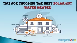 Tips for choosing the best solar hot water heater