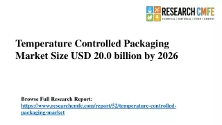 temperature controlled packaging market size
