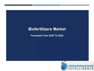 Biofertilizers Market By Knowledge Sourcing Intelligence