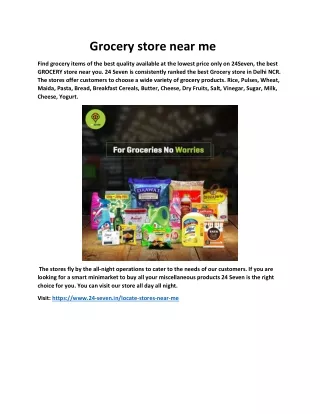 grocery store near me