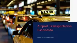 Airport Transportation Escondido