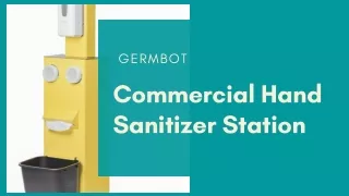 Commercial Hand Sanitizer Stations