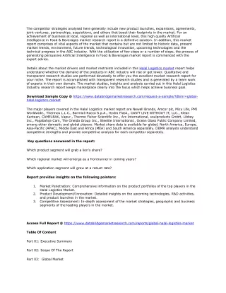 the competitor strategies analysed here generally