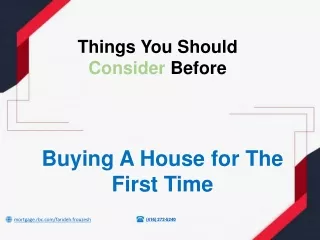 Things You Should Consider Before Buying A House For The First Time