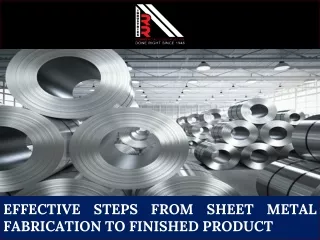 effective steps from sheet metal fabrication