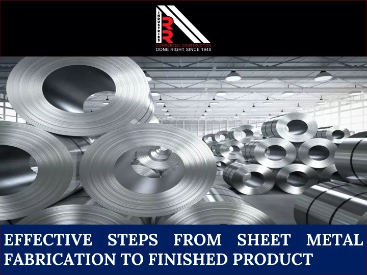effective steps from sheet metal fabrication