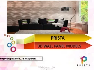 Prista 3D Wall Panel in Tamilnadu - 3D Wall Panel Models