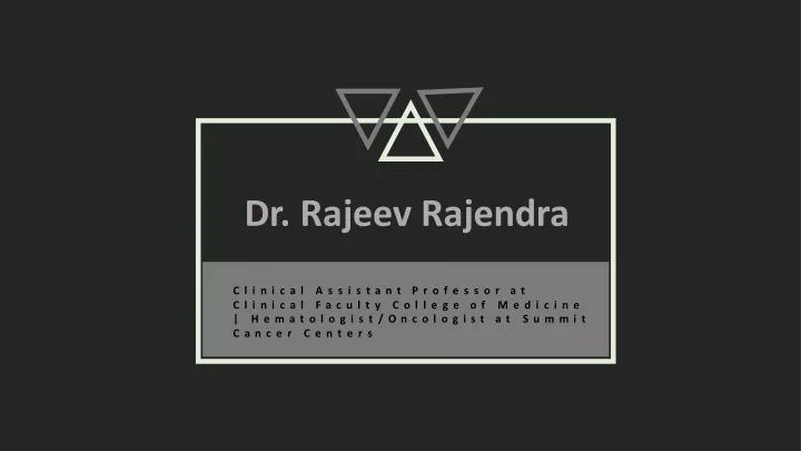 dr rajeev rajendra