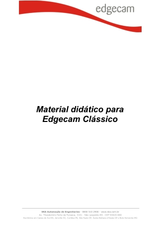 material did tico para edgecam cl ssico