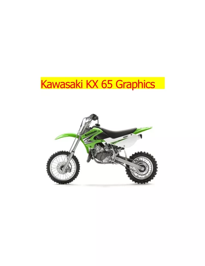 kawasaki kx 65 graphics