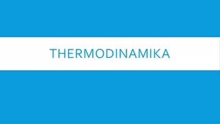 thermodinamika
