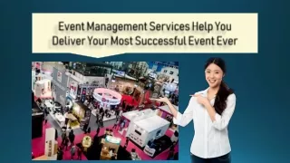 event management services help you deliver your
